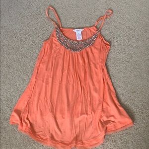 Candies orange spaghetti strap tank top